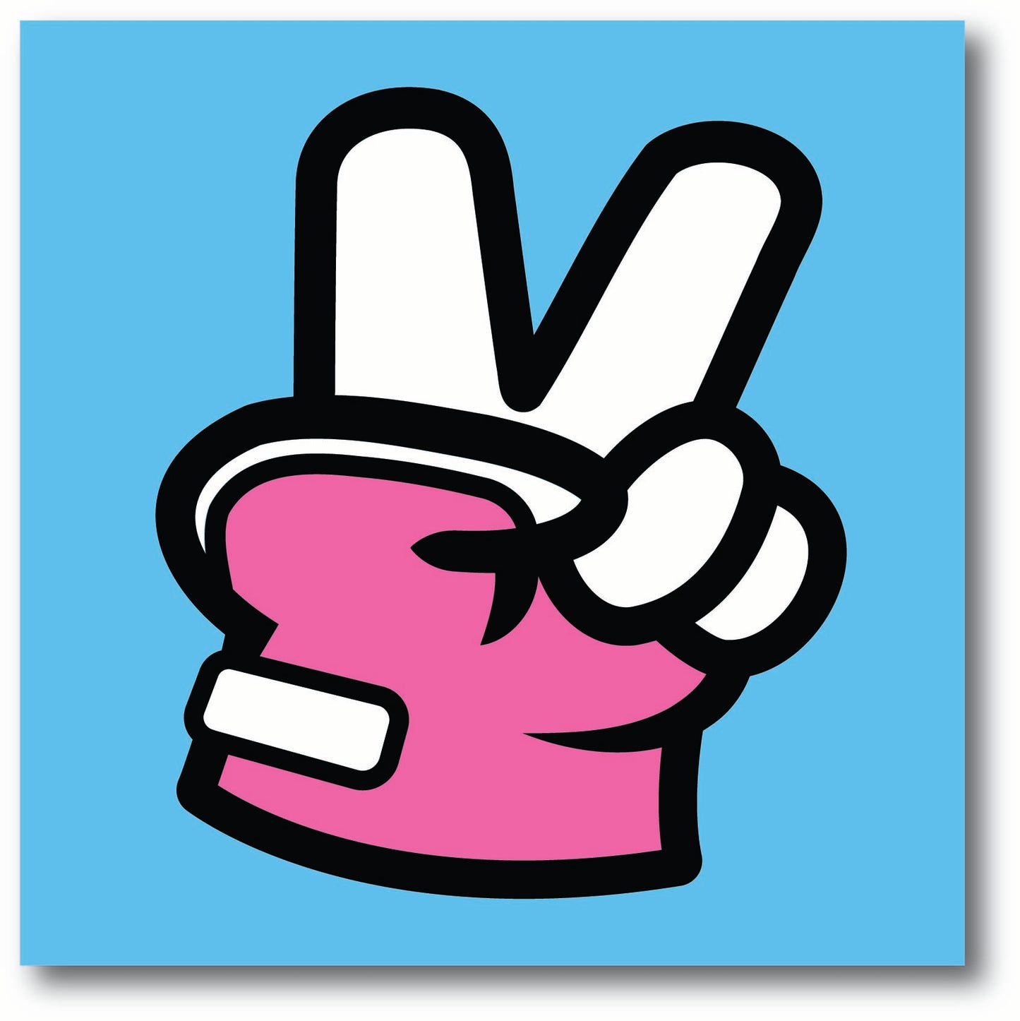 Drift glove vinyl decal