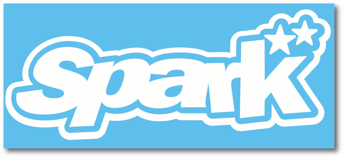 Spark vinyl decal