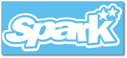 Spark vinyl decal